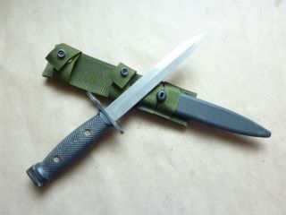 Canadian C7 Knife Bayo With Scabbard And Frog
