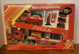 1984 Buddy L 15pc Coca Cola Set