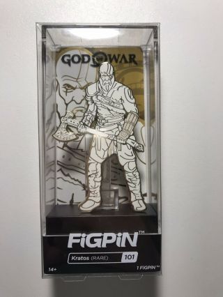 Figpin Kratos God Of War Rare 101 - 2018 White Out Finish Limited Edition