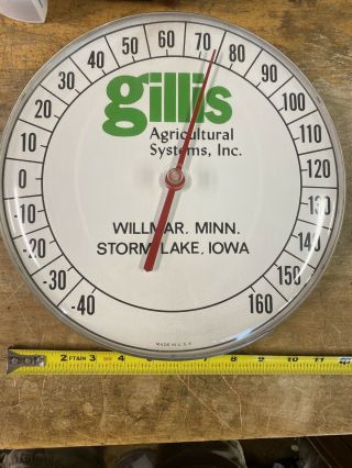 Gillis Agriculture Systems Thermometer Storm Lake Iowa Wilmar Minnesota