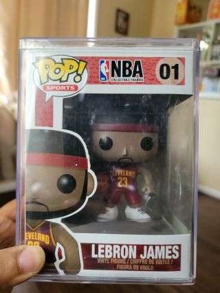 Funko Pop Sports Nba Lebron James 01 Cavaliers Heat Error Box Rare,  Hard Stack