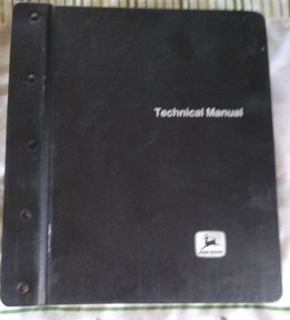 Rare Vintage John Deere Dealers " Technical Manuals " 3 - Ring Binder.  Full
