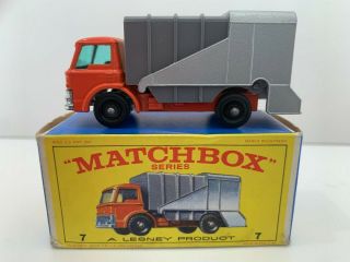 Matchbox Lesney 7 - Ford D - Series Refuse Truck - Near In Type E Box