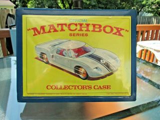 1968 Official Matchbox Series Collectors Case With Lemans Ford Gt