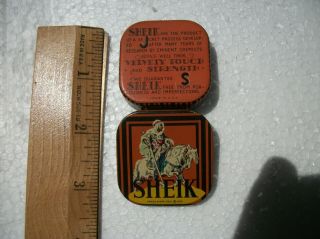 Vintage 1931 Sheik Condom Tin Empty