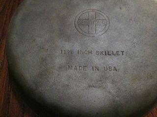 Griswold Small Logo Cast Iron Skillet 10 11 3/4 " Made In U S A
