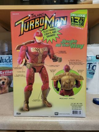 Talking Turbo Man Action Figure Funko 13.  5” Walmart Exclusive 2021 3
