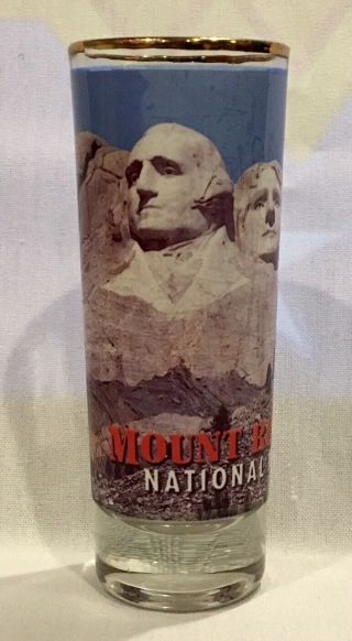 Mount Rushmore National Memorial Keystone Sd Souvenir Shot Glass / Shooter