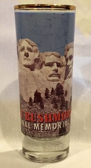 Mount Rushmore National Memorial Keystone SD Souvenir Shot Glass / Shooter 2