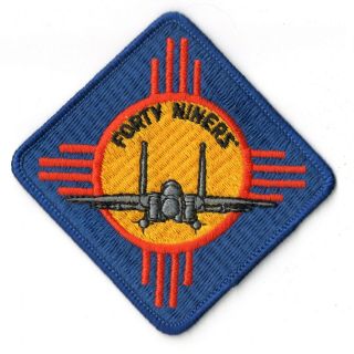 Usaf Military Patch - F - 15 Forty Niners - 49th Operations Group (49 Og)