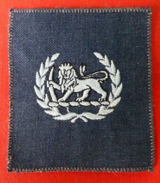 Rhodesia Air Force Warrant Officer 2 Wo2 Africa Rhodesian Lion Patch Rank Badge