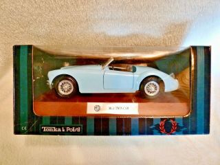 Mg - Mga Twin Cam Diecast Vehicle With Stand By Tonka Polistilm,  Italy,  Nrfb