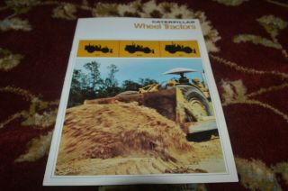 Caterpillar Cat 814 824b 834 Wheel Tractor Dozer Brochure Fcca