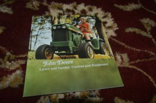 John Deere Lawn & Garden Tractors & Equipment For 1968 Brochure Fcca