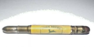 Vintage John Deere 4 Legged Deer Bullet Pencil Frederickson Columbus Nebraska