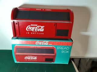 Vintage 1995 Coca Cola Bread Box.  Pre - Owned