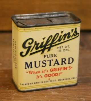 Spice Tin Vintage Griffin 