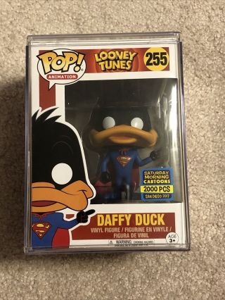 Funko Pop Looney Tunes 255 Daffy Duck Stupor Duck Sdcc 2017 Rare