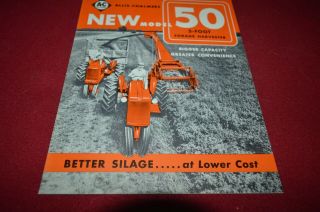 Allis Chalmers Model 50 Forage Harvester Brochure Fcca