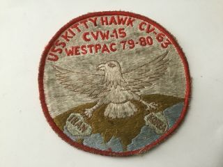 1979 - 80 Uss Kitty Hawk Cv - 63 Westpac Patch