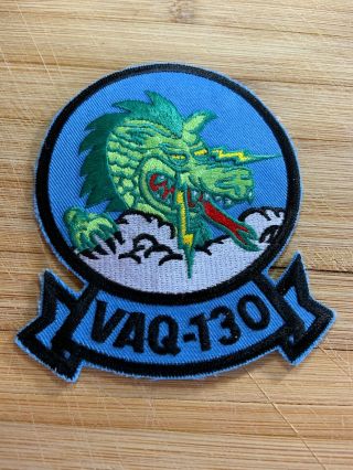 1980s/1990s? Us Navy Patch - Vaq - 130 Squadron - Usn Beauty