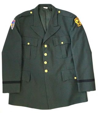 Ii Field Force Vietnam Rotc Cadet Command Us Army Green Class A Dress Jacket