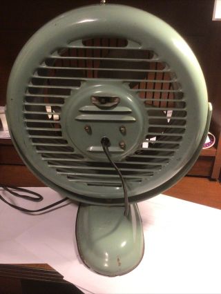 vintage Lasko Triple Aire Aqua 50th Anniversary Electric Fan Shape 3