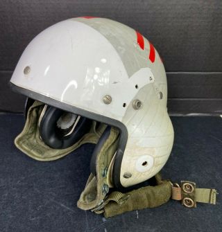 Vintage Us Military Gentex Pilots Flight Helmet