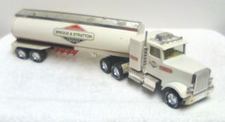 Vintage 80s Nylint Briggs & Stratton Semi Truck Tanker Trailer Pressed Steel Toy
