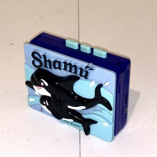 Baby Shamu Whale Official Sea World Vintage Cassette Tape Player