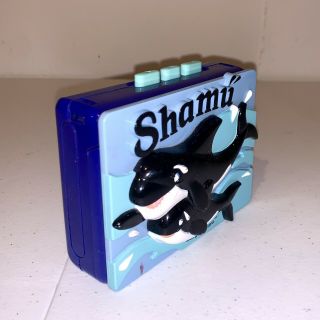 Baby Shamu Whale Official Sea World Vintage Cassette Tape Player 2