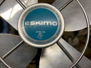 1960s Vintage Mcgraw Edison Eskimo 10 " Oscillating Fan Model 101004