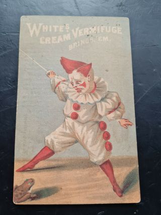 Victorian Trade Advert Card 1800 