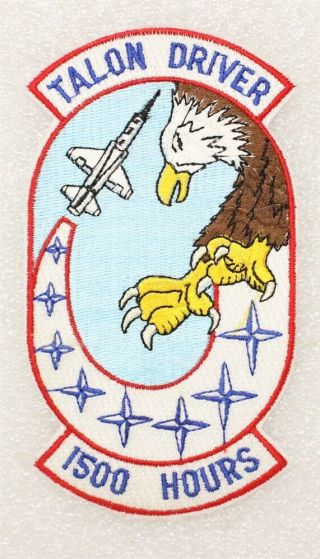Usaf Air Force Patch: 80th Flying Training Wing T - 38,  1500 Hours