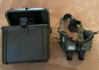 Military Night Vision Goggles,  Model An/pvs - 5c,  W/case