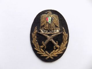 Iraq / Iraqi Major General Hat Badge Saddam Hussein Era Oif1 Bring Back Bullion