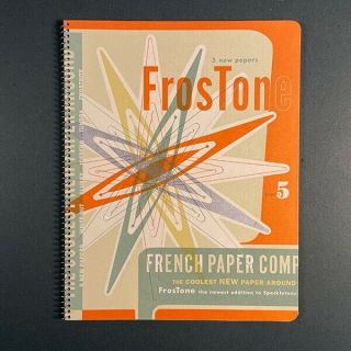 French Paper Co - Frostone Sample Book - Designed By Charles S.  Anderson
