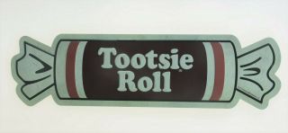 Tootsie Roll Pop Candy Sweets Retro Old Style Embossed Metal Tin Sign 18x5 "