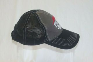 VINTAGE PIZZA HUT Adjust Black Mesh Hat Cap with Red Roof White Lettering Logo 2