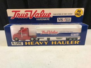 Vintage K - Line Heavy Hauler True Value Hardware V&s Variety Store Semi Truck