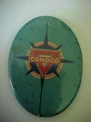Vintage Conoco Gas & Oil Company Advertising Mirror