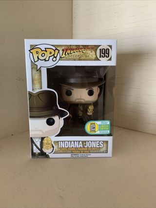 Funko Pop Indiana Jones 199 Sdcc 2016 Exclusive