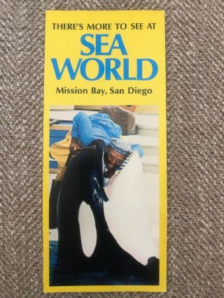C1970 Sea World Mission Bay San Diego California Brochure