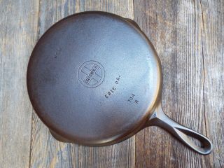 Griswold Small Logo 8 / 10 - 1/2 " Early Handle Cast Iron Skillet 704,  Restored