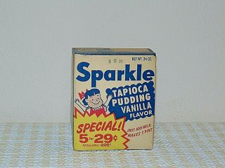 Vintage Ann Page Tapioca Vanilla Flavored Sparkle Mixture Pudding Full Box