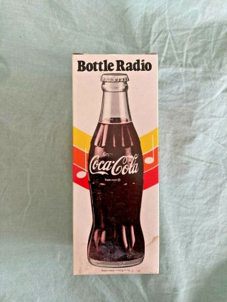 Vintage Coca Cola Bottle Am Radio Coke 409b