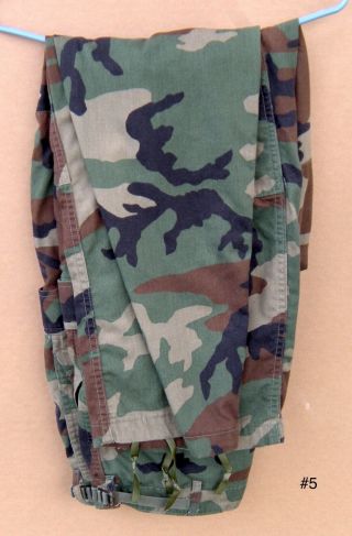 Us Army Military Camo Bdu Woodland Field Pants Trousers - Medium Regular