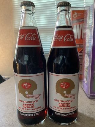 2.  San Francisco 49ers Coca Cola Bottle 1984 3