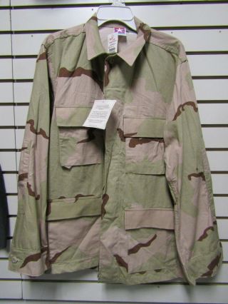Nwt Propper Usgi Dcu 3 - Color Desert Combat Coat Medium Regular Shirt