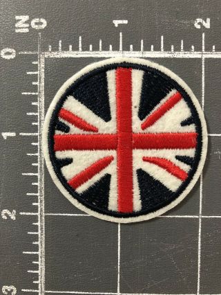British Flag Patch Round Circle United Kingdom Uk England Union Jack Royal Color